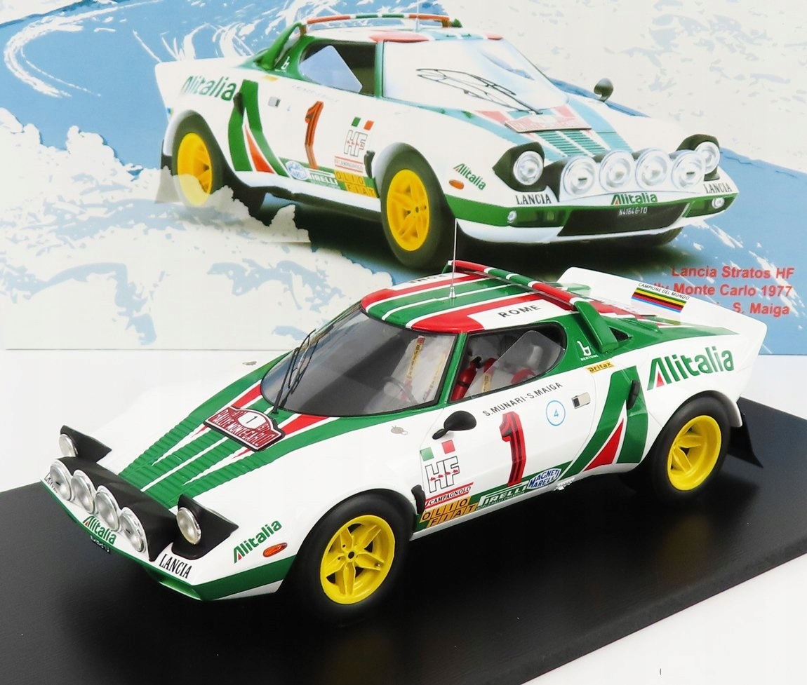 Spark Lancia Stratos Munari Monte Carlo 1977 1:18