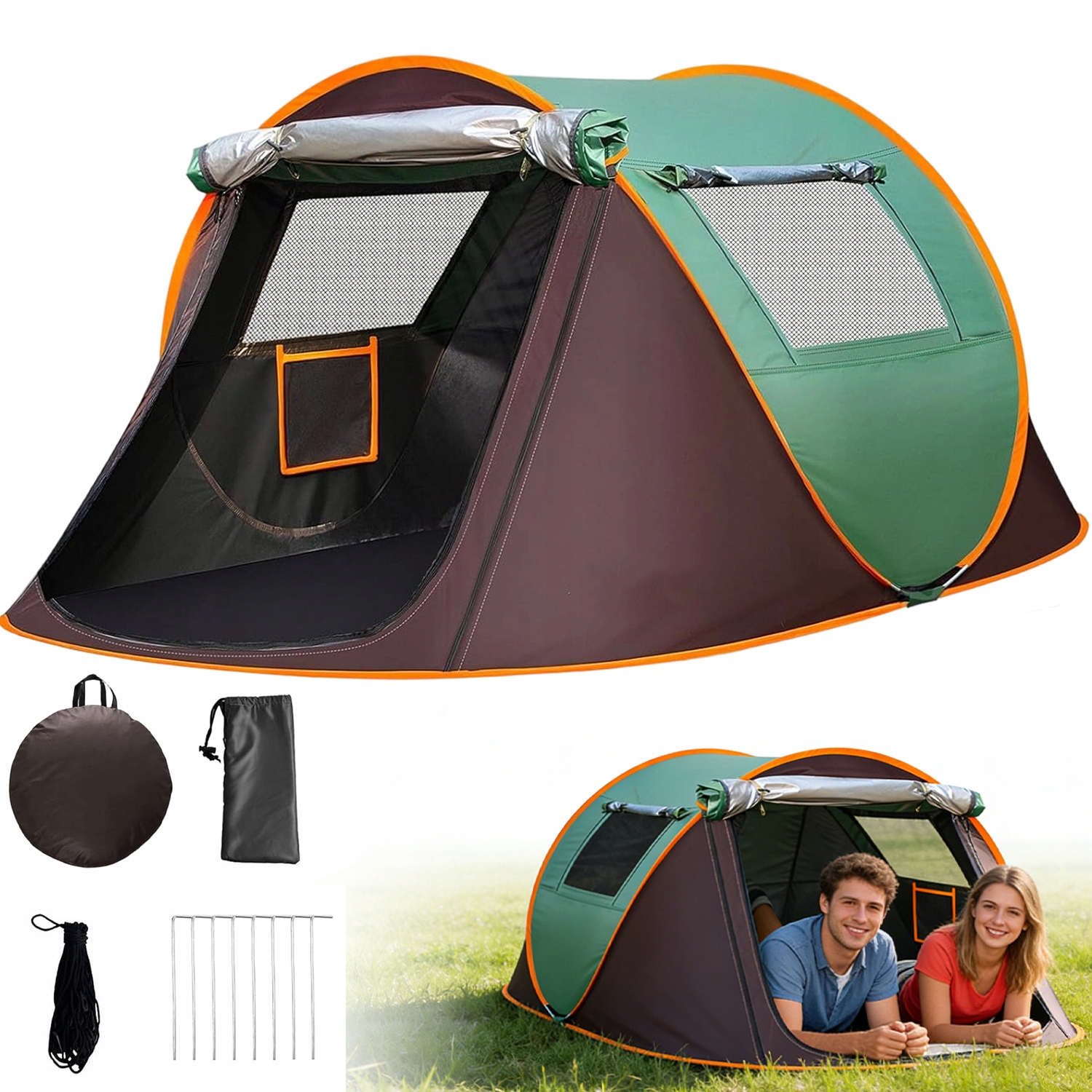 Stan S Moskytiérou Voděodolný Oxford 250x145x110 S 8 Špendlíky