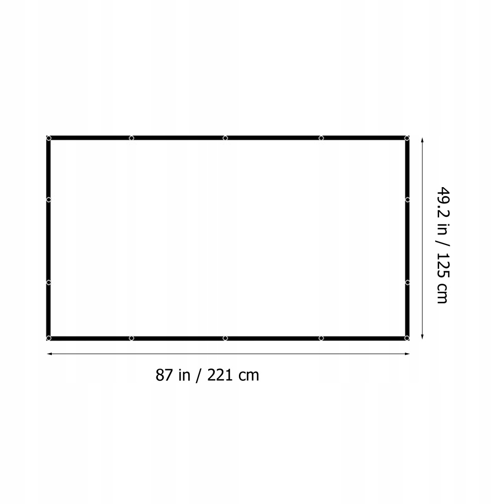 PRZENOŚNY EKRAN PROJEKTOR WEWNĘTRZNY Model 43547859