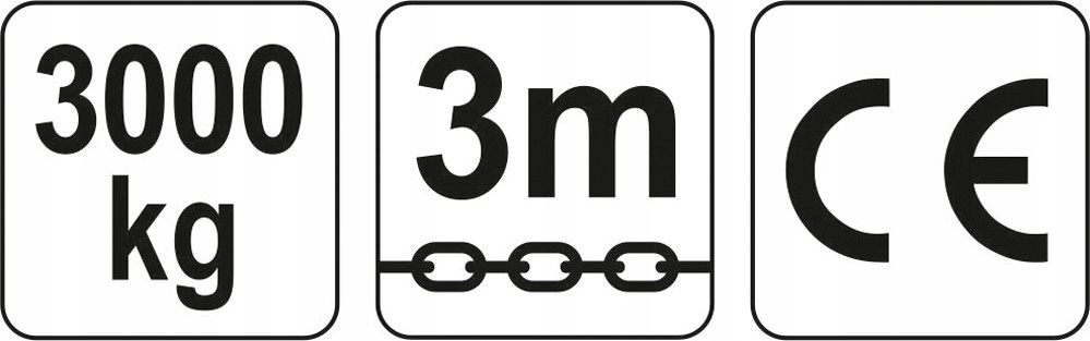 WCIĄGNIK ŁAŃCUCHOWY 3.0T Marka Yato