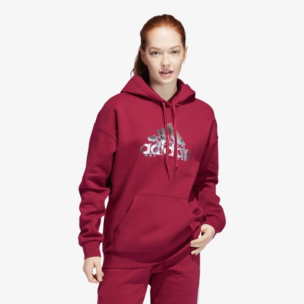 Adidas W Brand G Hdy dámská mikina s kapucí velikost S bavlna