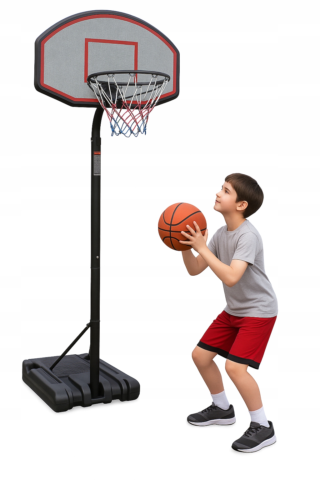 Zestaw do Koszykówki – Kosz Regulowany dla Dzieci i Młodzieży