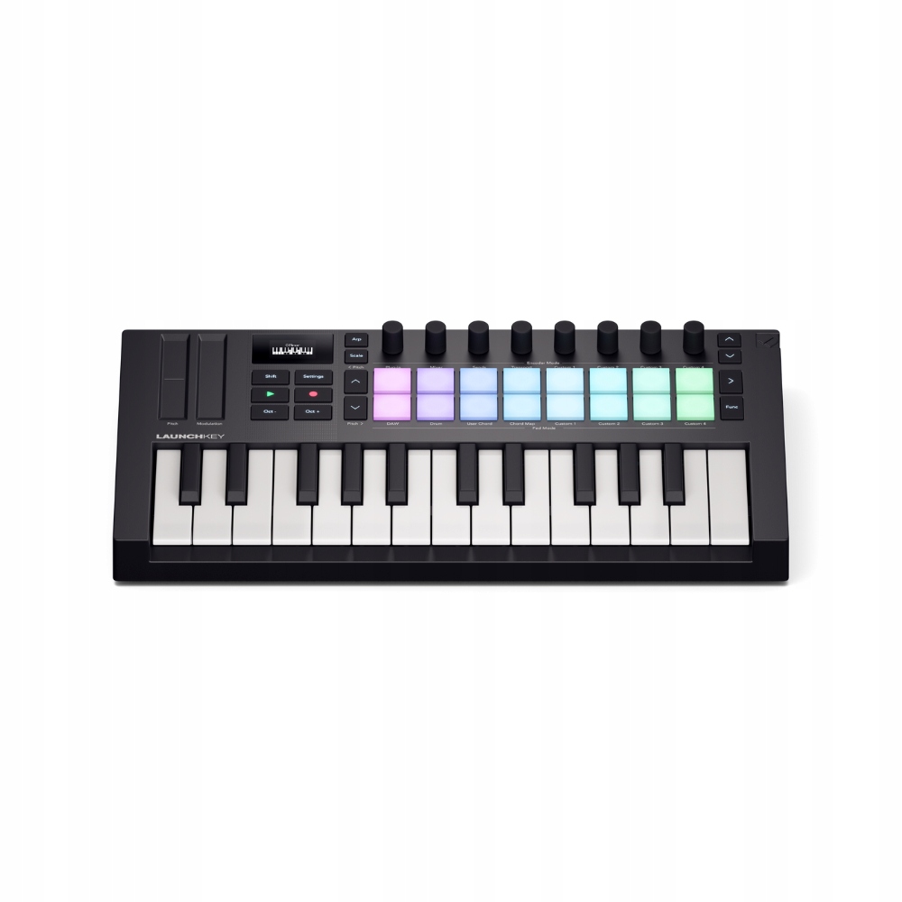 Novation Launchkey Mini 25 MK4 ovládací klávesnice Usb MIDI bezplatný soft