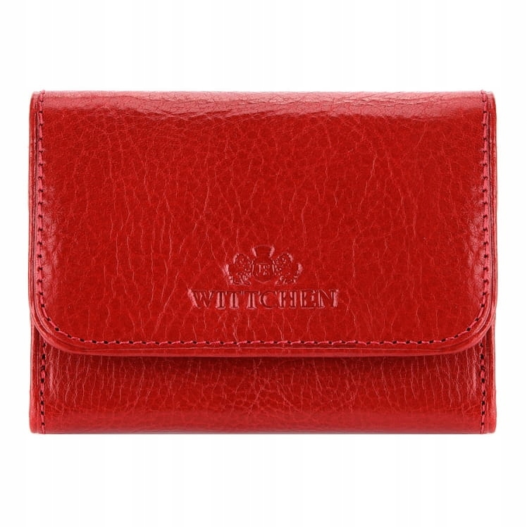 Peněženka Wittchen Italy 21-1-068-3 malá červená z pravé kůže
