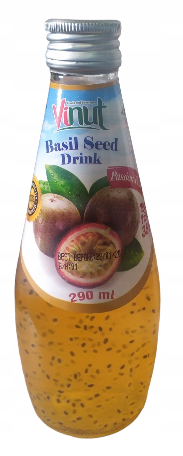 Napój o smaku bazylia marakuja Vinut 290ml Asf