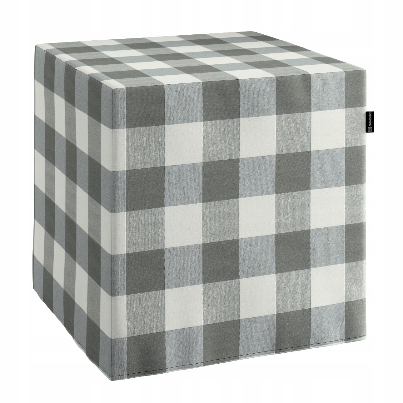 Dekoria Taburet kostka šedá