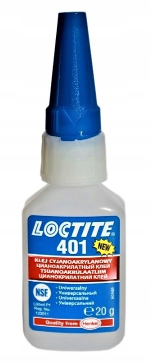 

Loctite 401 20g klej błyskawiczny Cyjanoakrylowy