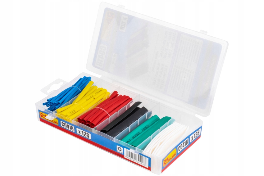 

Komplet Koszulek Termokurczliwych 128 Sztuk C0418