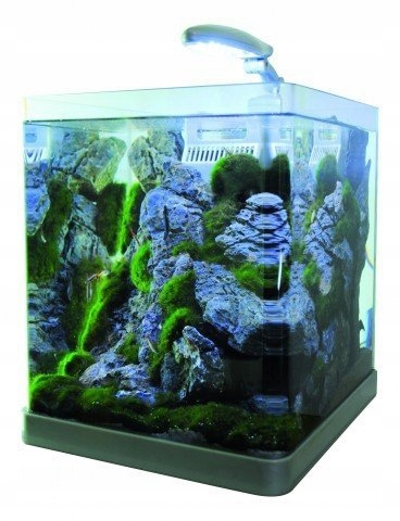 Levně Aqua Nova Akvarijní set 10l Led filtr černý
