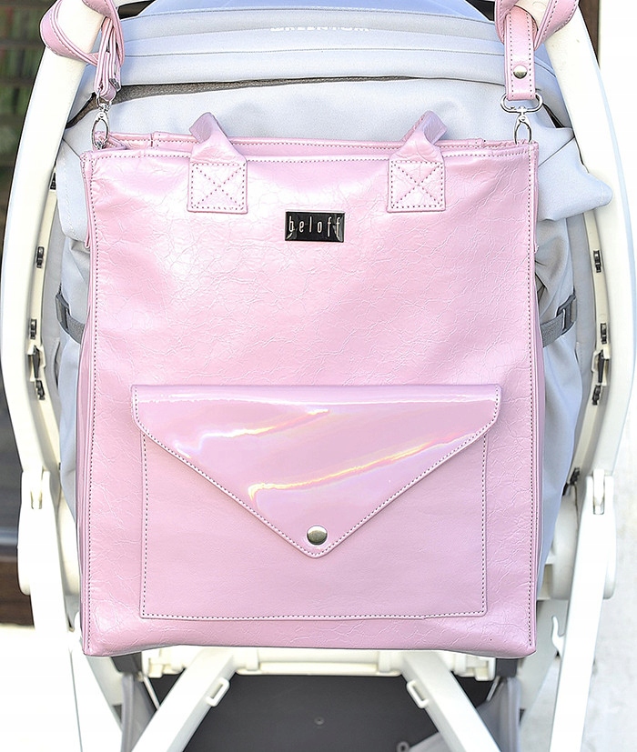 Beloff Torba do wózka eko skóra Nala Pudrowy Róż Marka Beloff