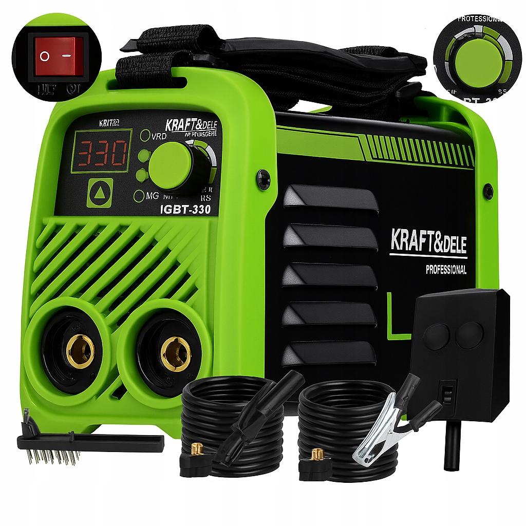 330A инверторный сварочный аппарат LCD MMA IGBT TIG кабели LIFT-маски