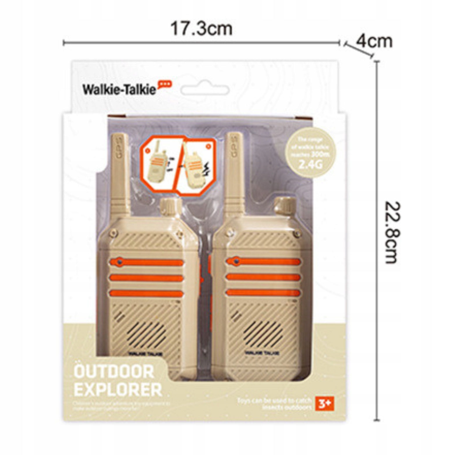 WALKIE TALKIE KRÓTKOFALÓWKI ZESTAW 2 SZT ŁOKI TOKI DLA DZIEWCZYNKI CHŁOPCA Materiał plastik