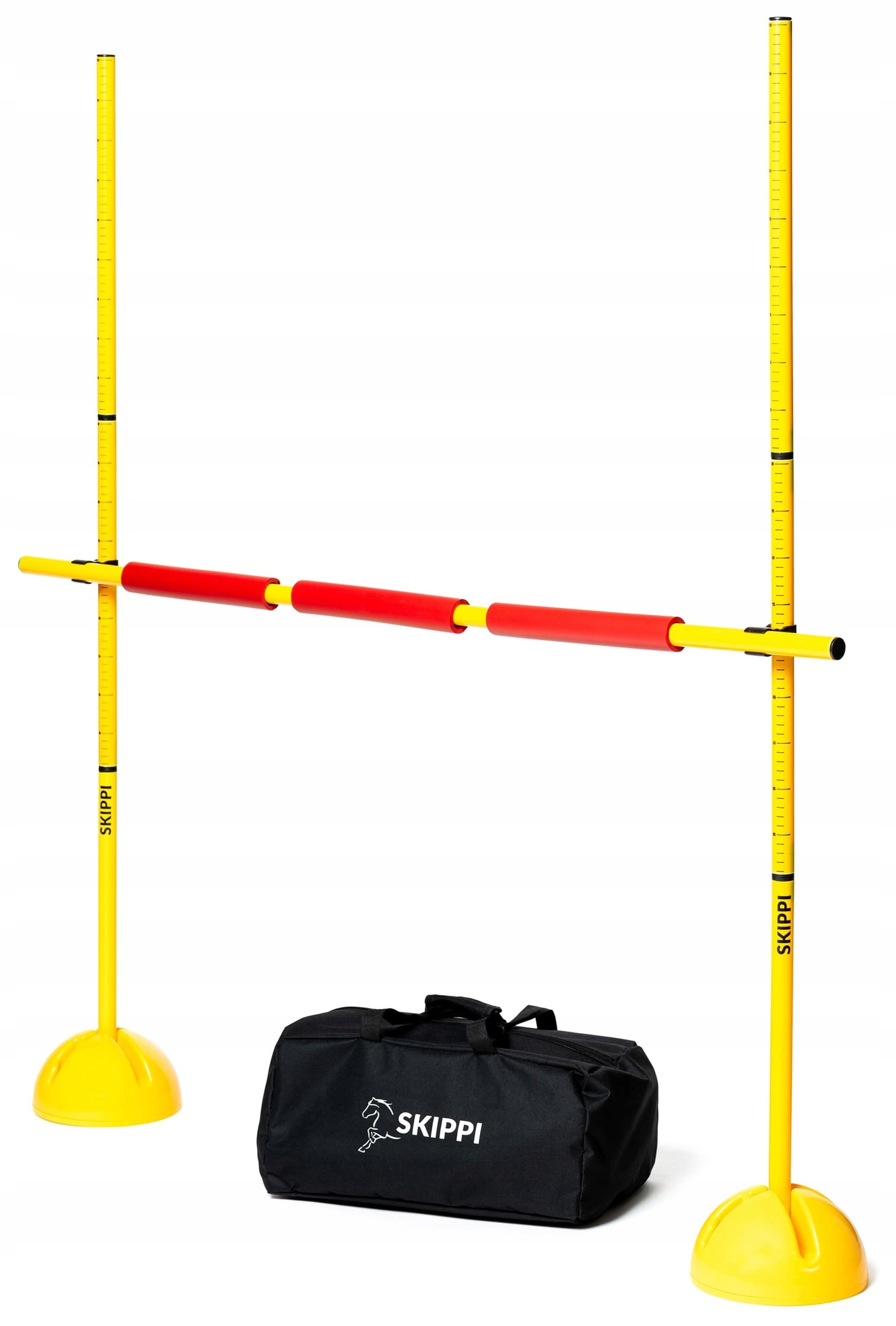 PRZESZKODA TRENINGOWA DO SKAKANIA HOBBY HORSE TRENING SKOK NA KONIU + TORBA