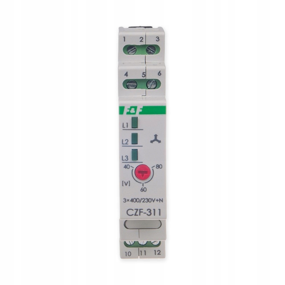 

F&f Czujnik Zaniku I Asymetrii Faz 10A CZF-311