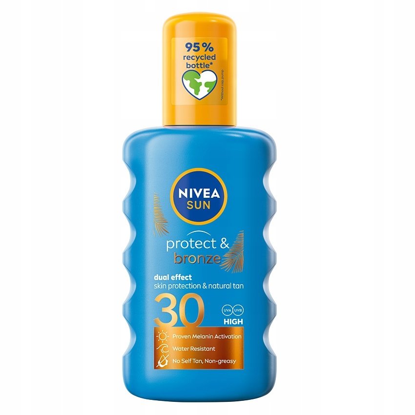 Nivea Sun Protect & Bronze Ochranný Krém Ve Spreji SPF30 200 Ml
