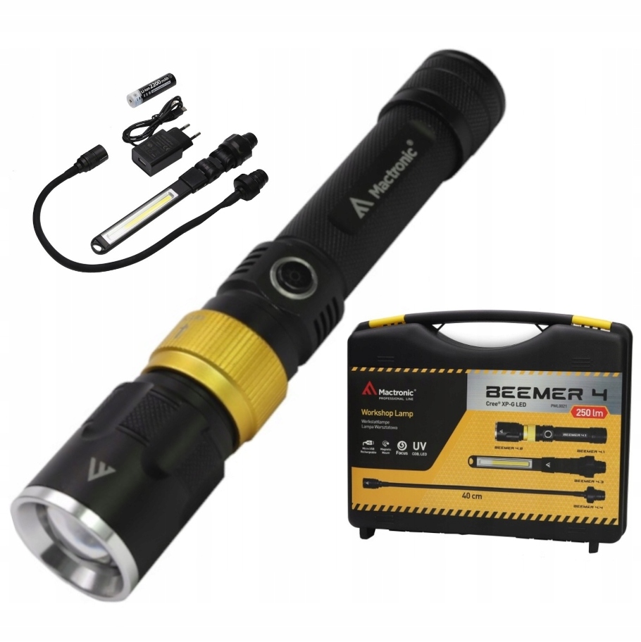 Dílenská lampa Mactronic Beemer 4 Uv Pracovní osvětlení Odolná