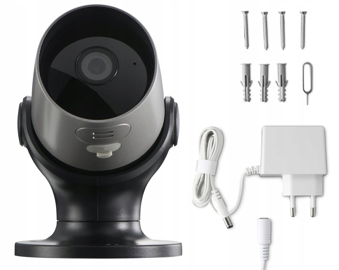 Kamera Ip Hama Monitoring Zewnętrzny Niania 1080P Full Hd Czujnik Ruchu