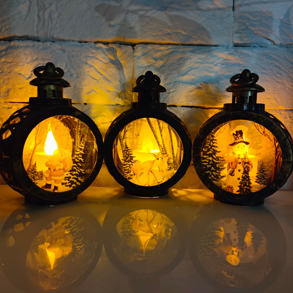 OZDOBY ŚWIĄTECZNE LAMPKA LAMPION ZAWIESZKA MIKOŁAJ Rodzaj lampion