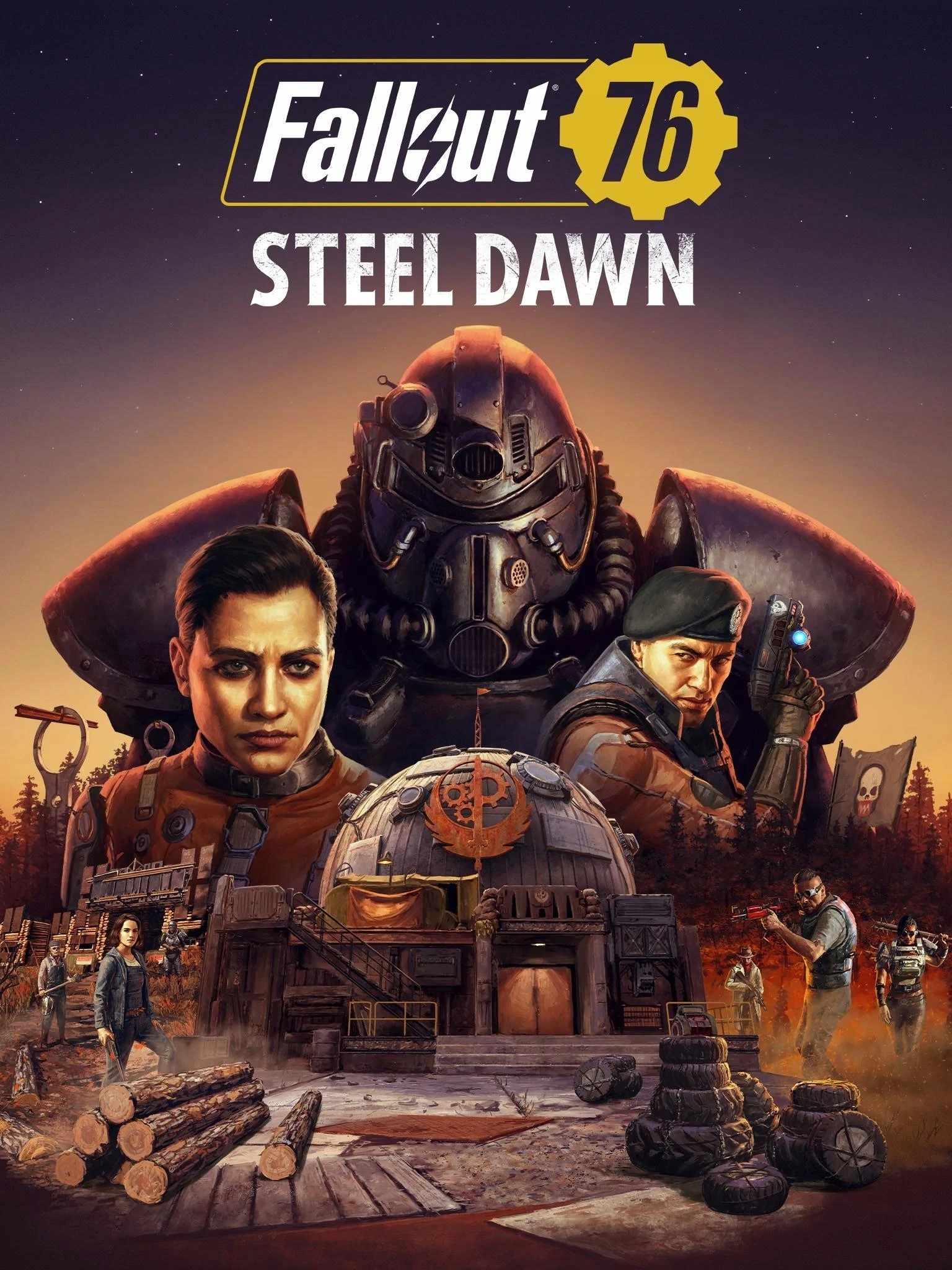 Fallout 76 Steel Dawn Deluxe Edition Steam Kod Klucz Stan nowy 614