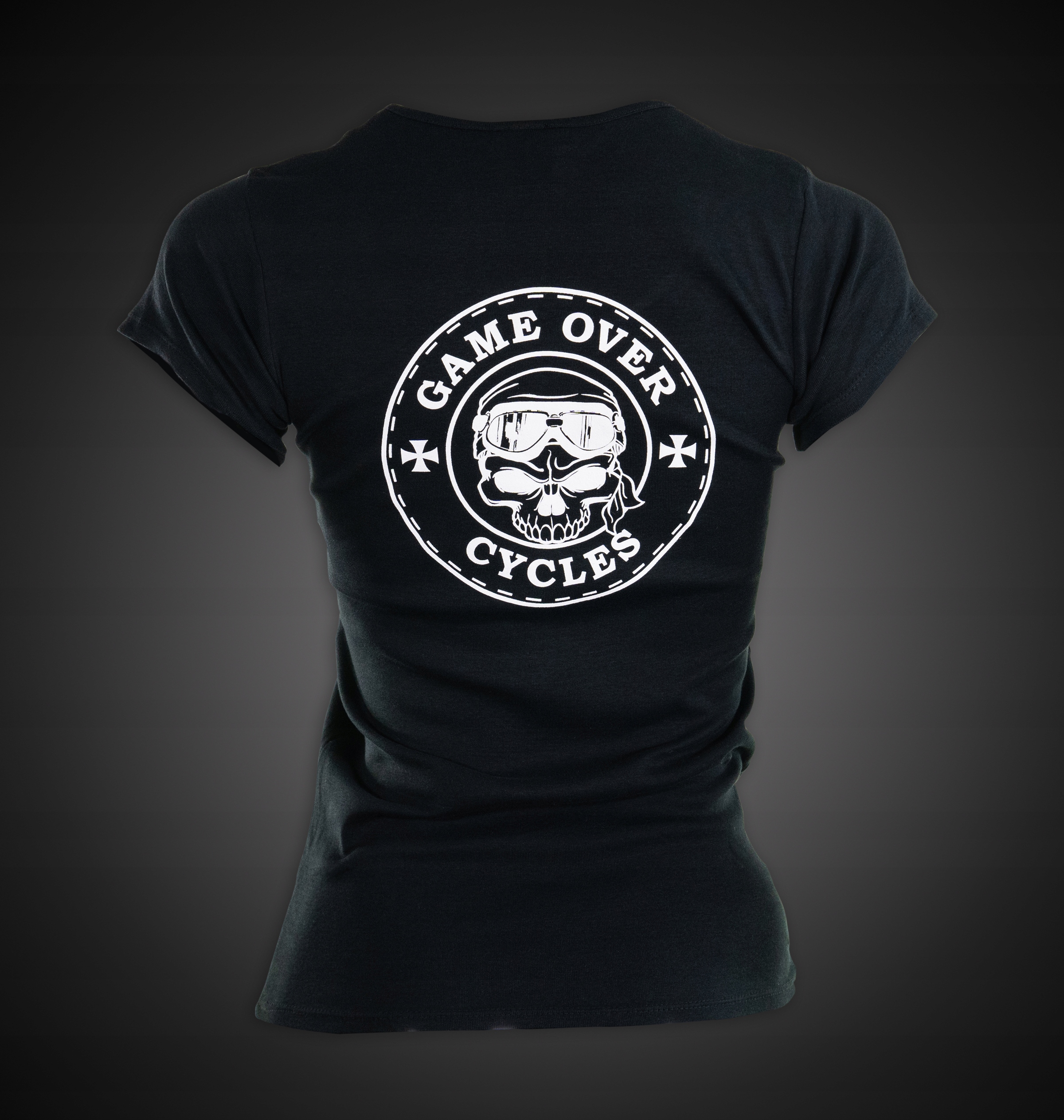 Koszulka damska Game Over Cycles czarna XL Rozmiar XL