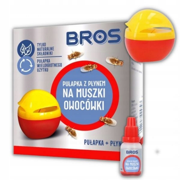 

Pułapka na muszki owocówki z płynem Bros