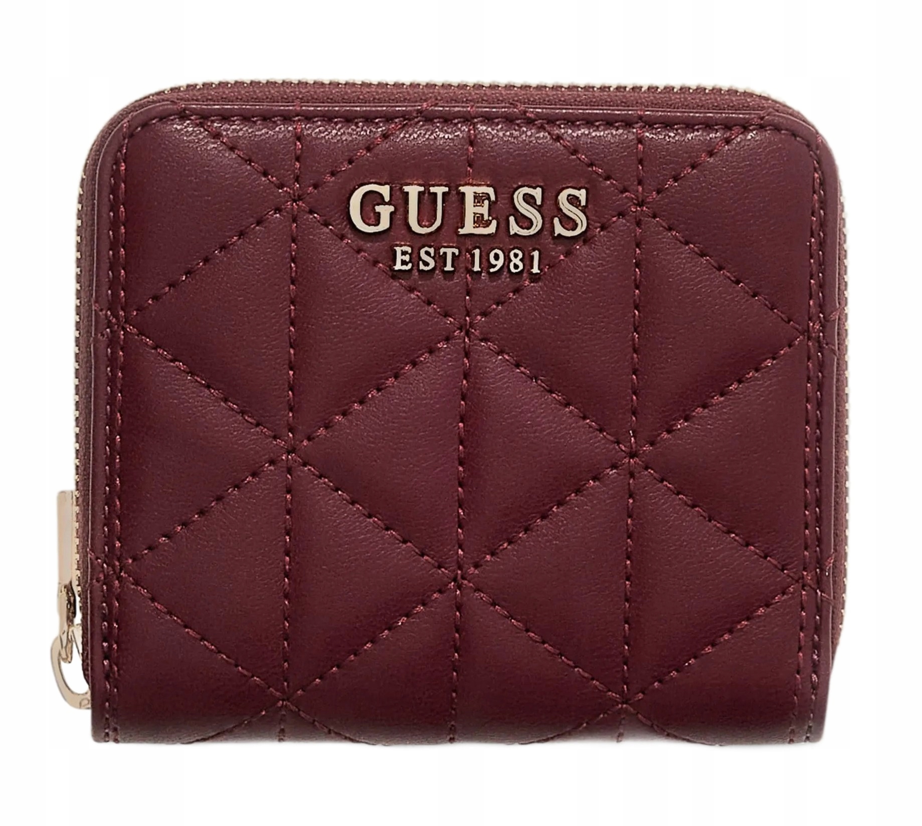 Dámská Peněženka Malá Bordová Vínová, Elegantní, Krásná, Ženská Guess