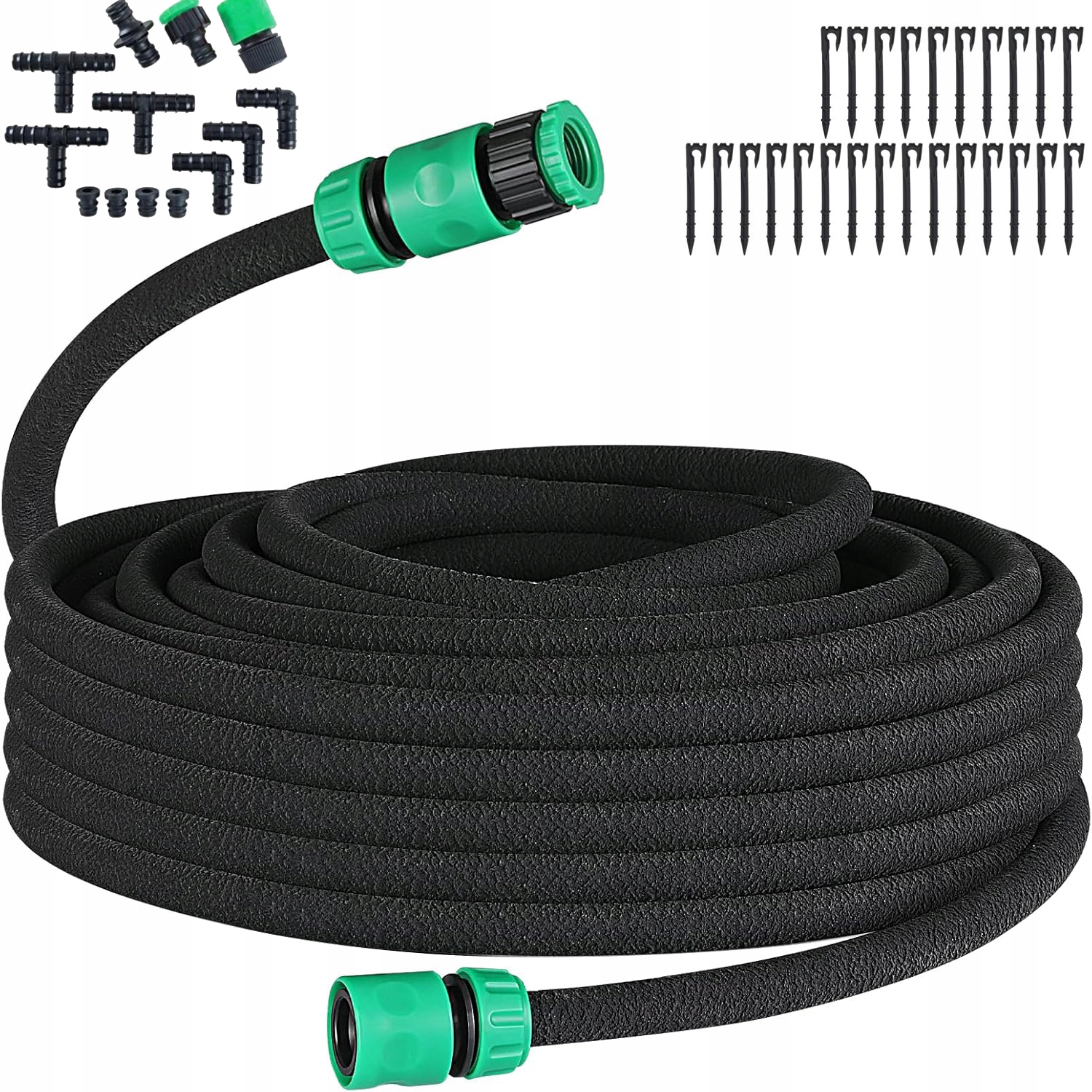 Sada Kapková Závlaha Pro Kapkové Zavlažování S Kapkami Hadice 1/2 palce 50 M
