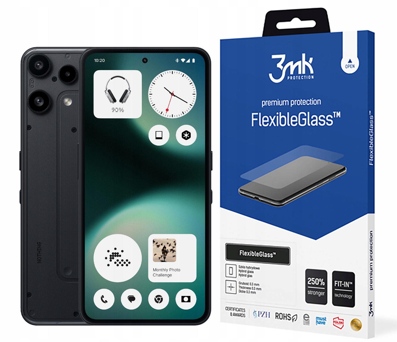 3MK Sklo Flexibleglass pro telefon Nothing Phone 3a Lite