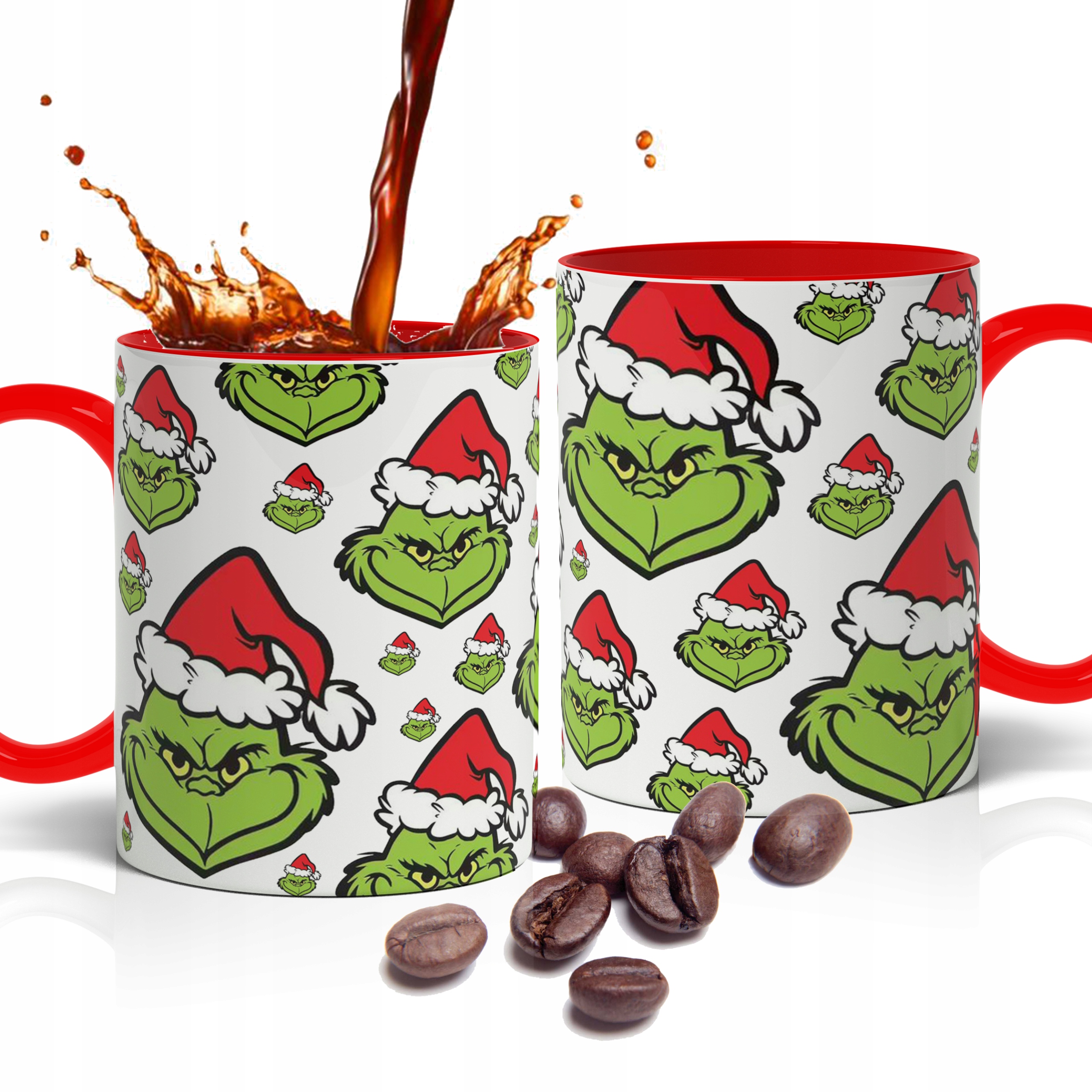 

Kubek na Mikołajki Świąteczny Grinch