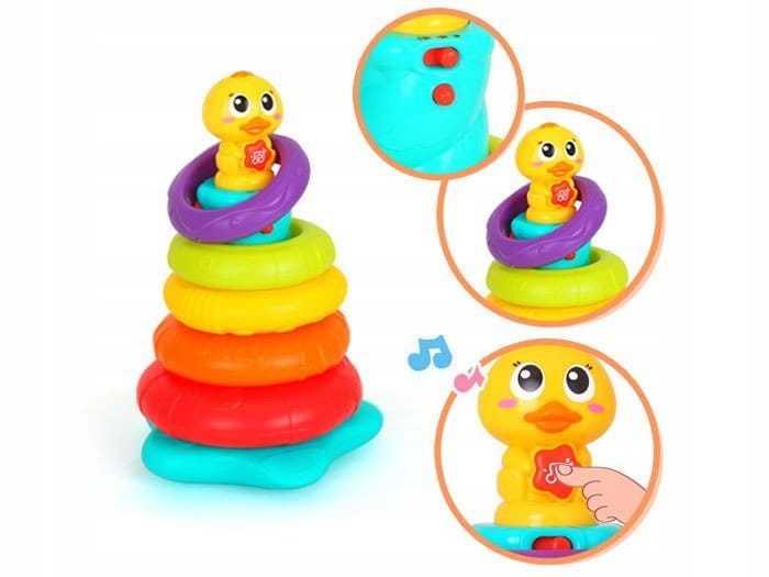 PIRAMIDA GRAJĄCA KACZUSIA PREZENT NA ROCZEK +6M Kod producenta 2101
