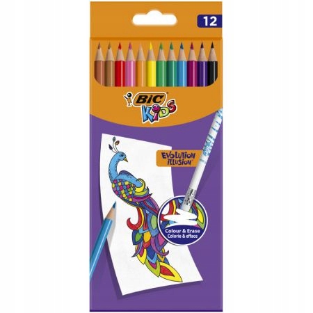 

Bic Kredki ołówkowe Kids Evolution Illusion 12 szt