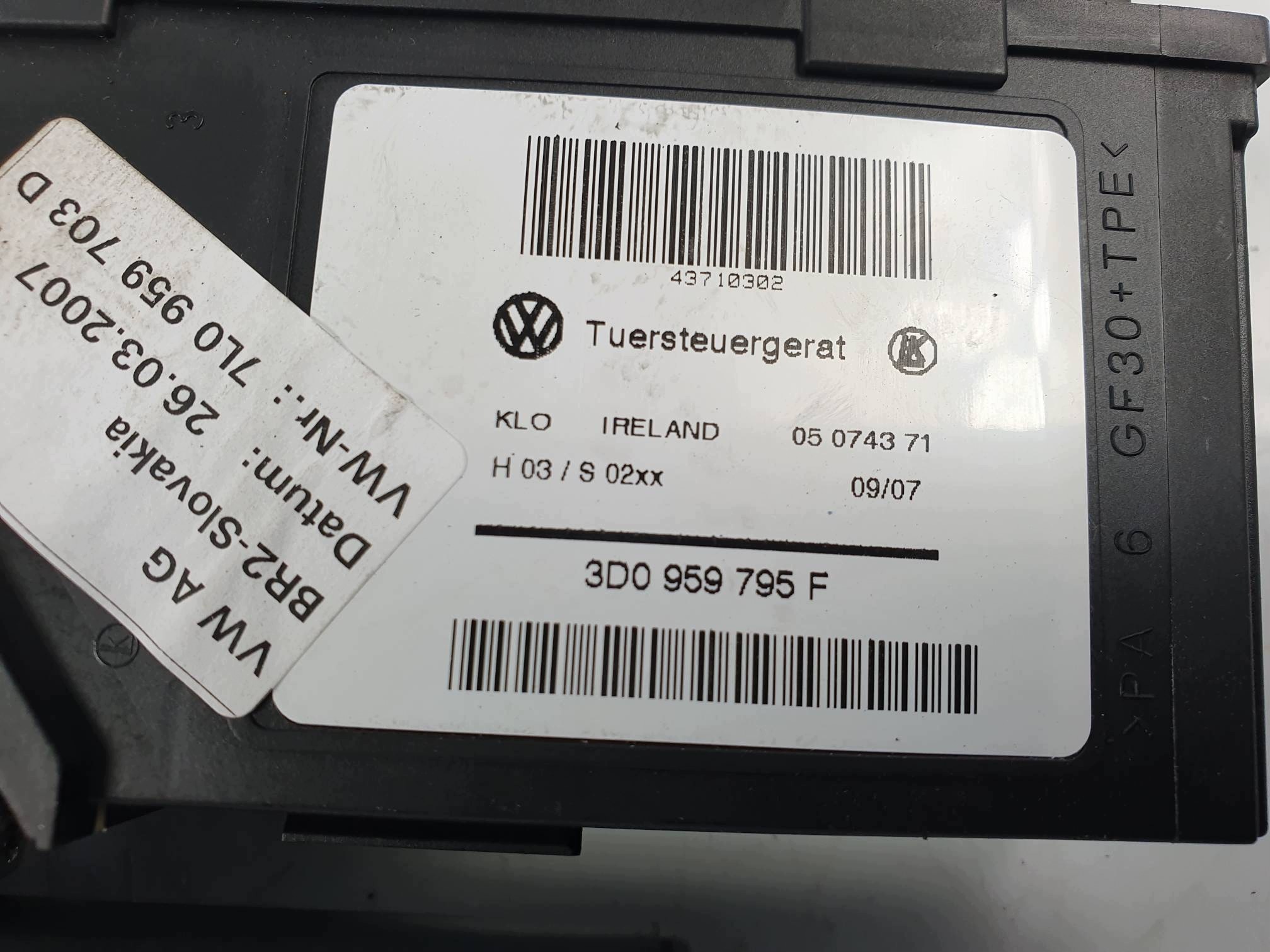 mini motor windows LP 3D0959795F VOLKSWAGEN TOUAREG