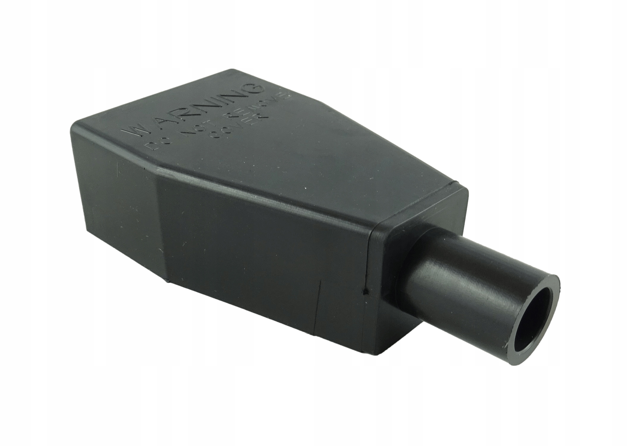 Osłona gumowa na klemę / izolator - czerwona + czarna - trapez, fi 0,97mm Producent części Inny