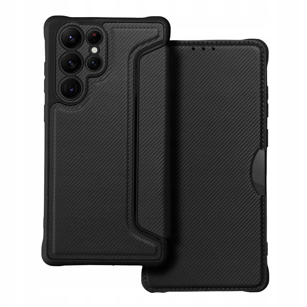 Etui Razor Book Do Samsung S22 Ultra Czarny