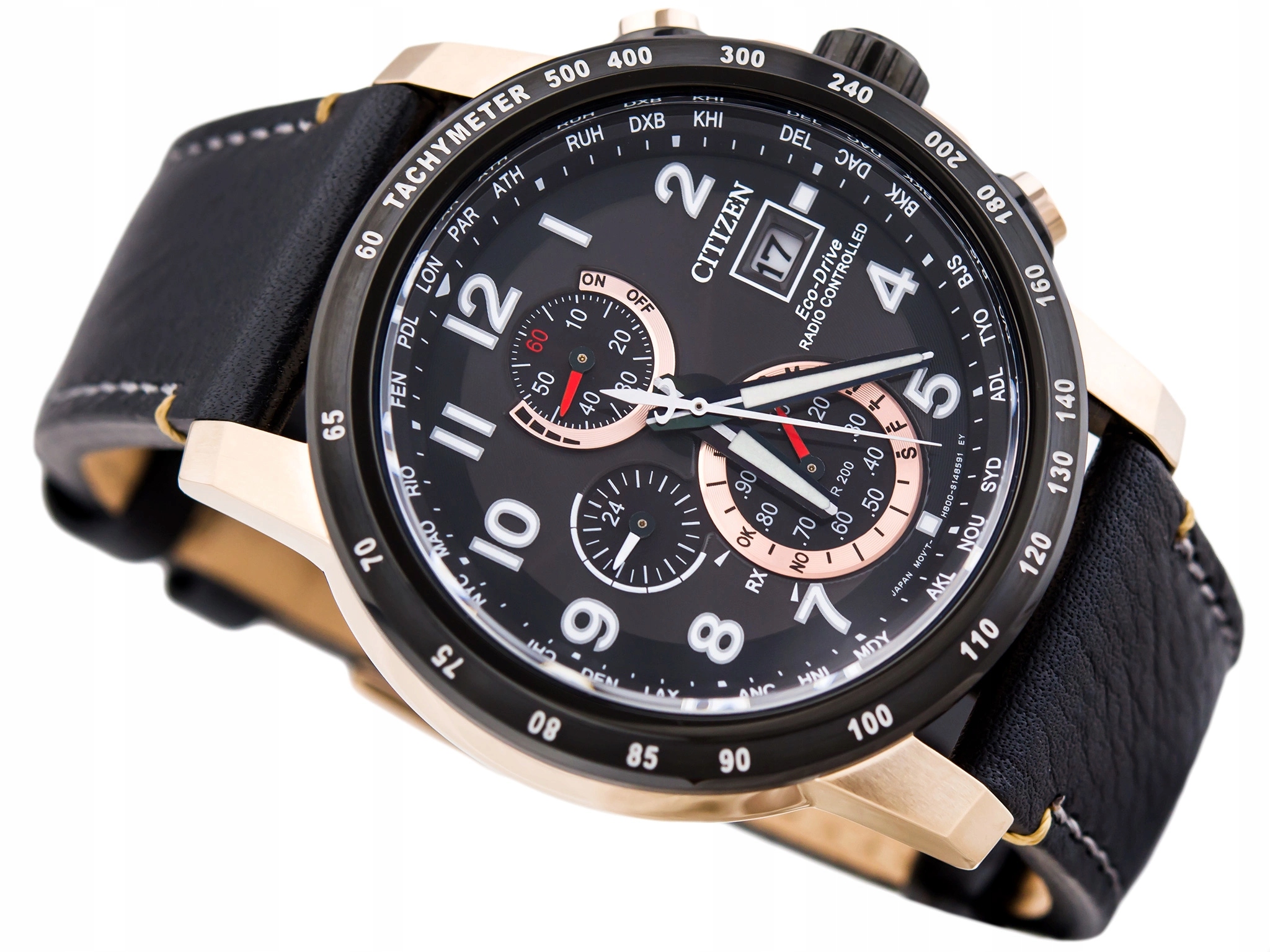 Pánské Hodinky Citizen AT8126-02E Řízené Rádiem