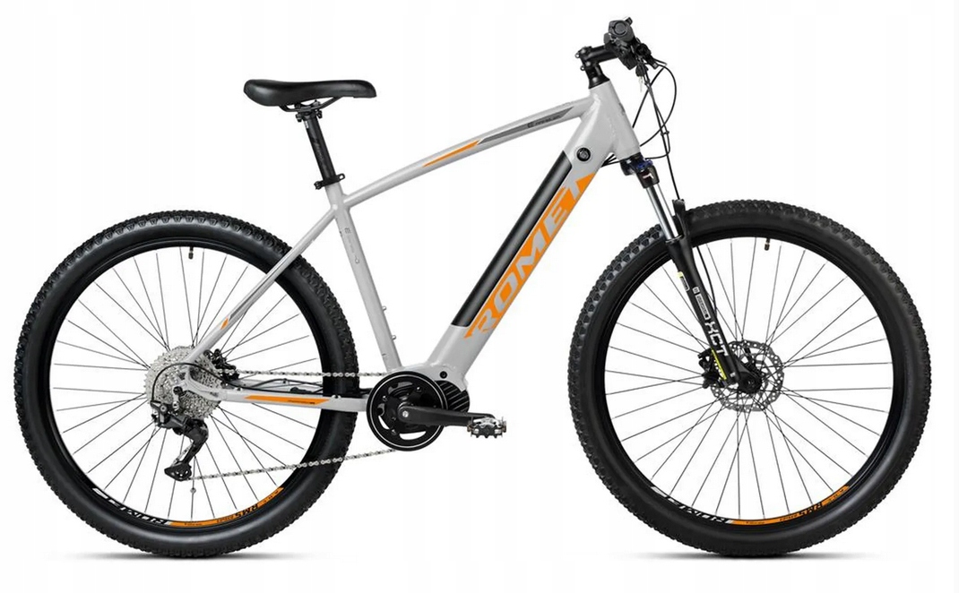 Rower Elektryczny Romet E-rambler E9.0 2024 Grafitowo-pomarańczowy Rama 20