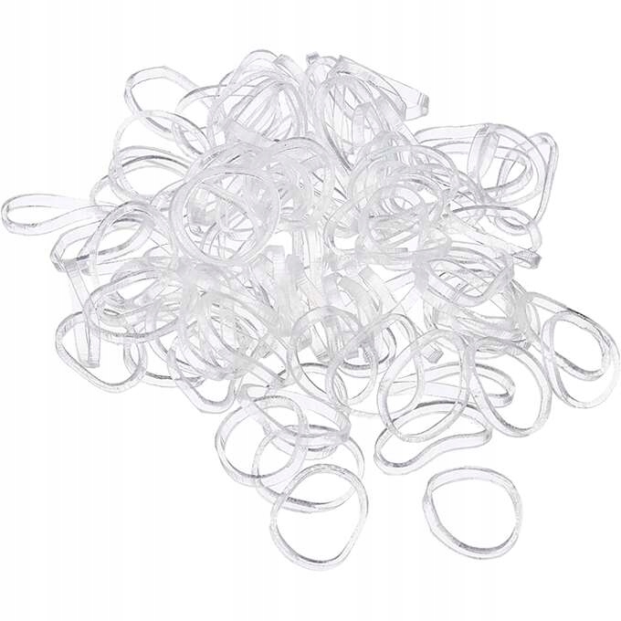 GUMKI SILIKONOWE DO WŁOSÓW GUMECZKI WARKOCZYKI 500 sztuk EAN (GTIN) 5905094606068