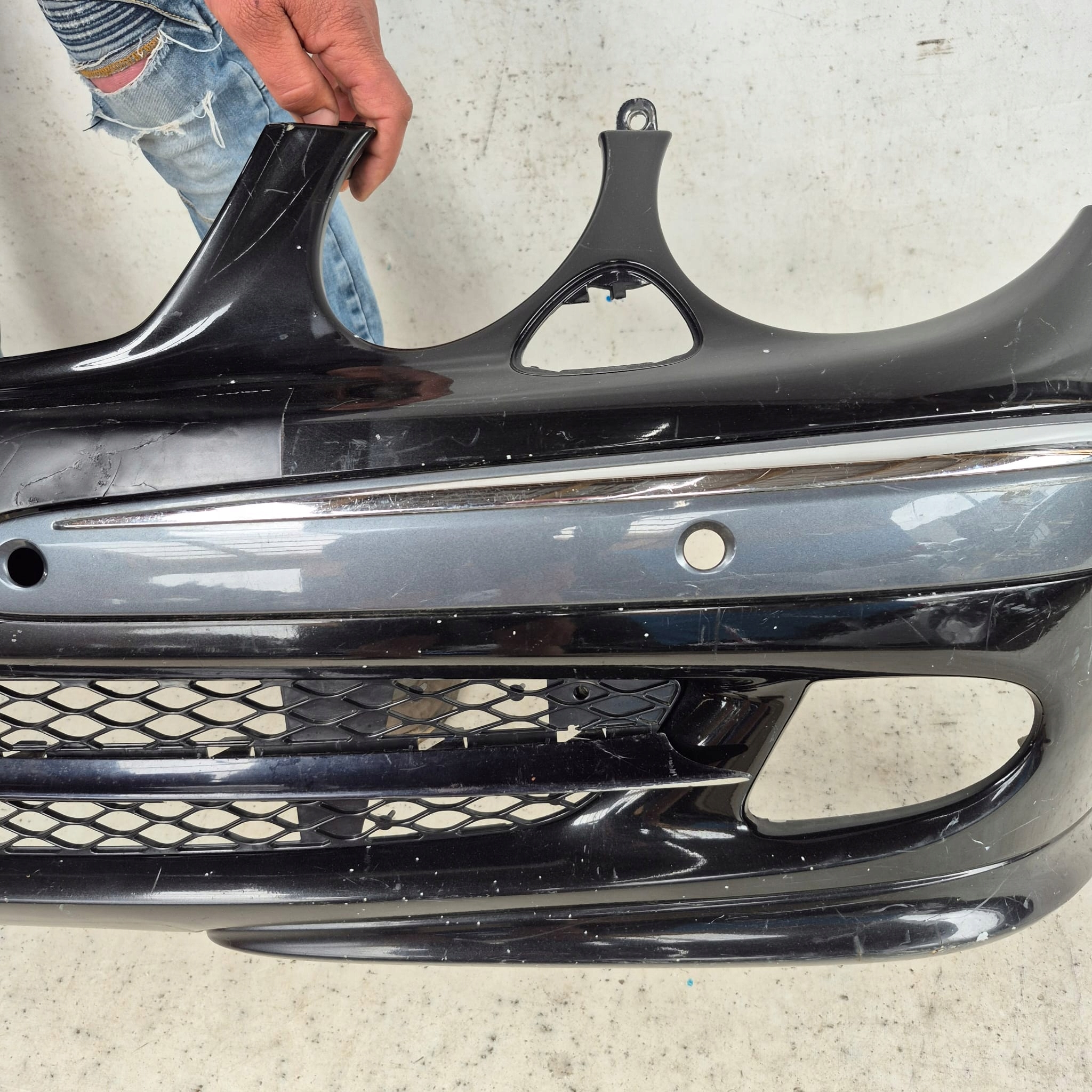 MERCEDES E-KLASA W211 AVANTGARDE 02- bumper front SPR PDC