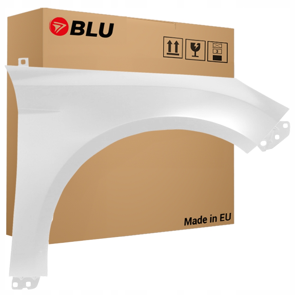 Blu Blatník Ford Focus III MK3 7VTA pravý bílý 10-14 přední FrozenWhite