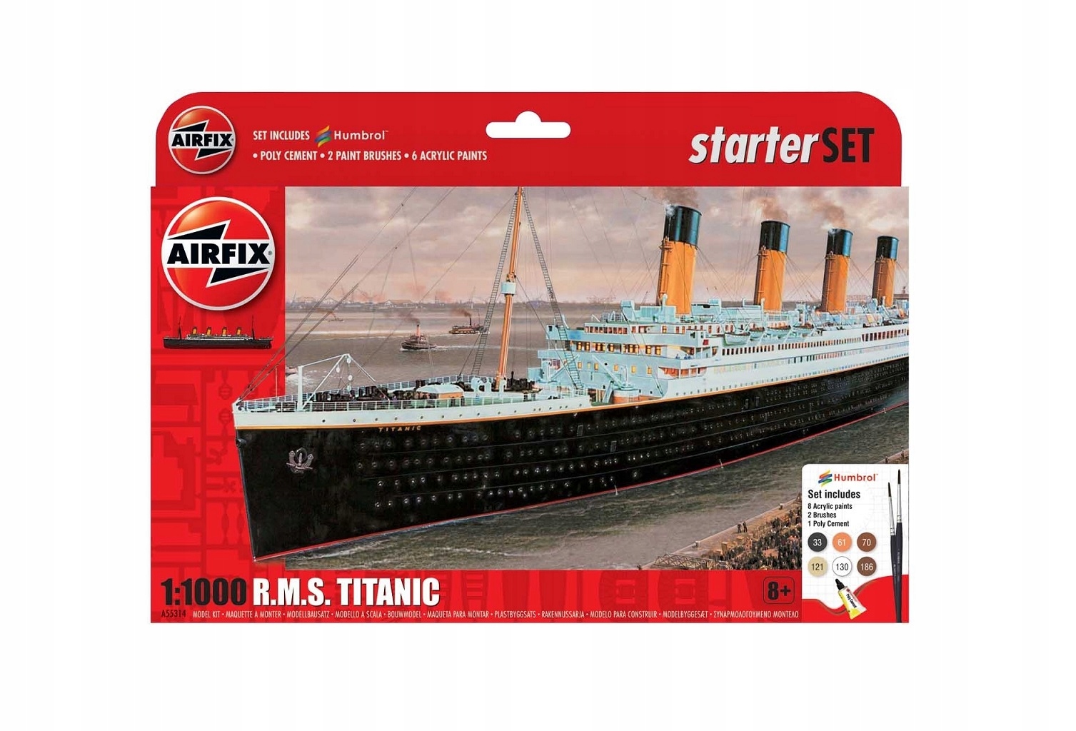 Postavte si vlastní loď Titanic dokonalý design pro vášnivé Airfix