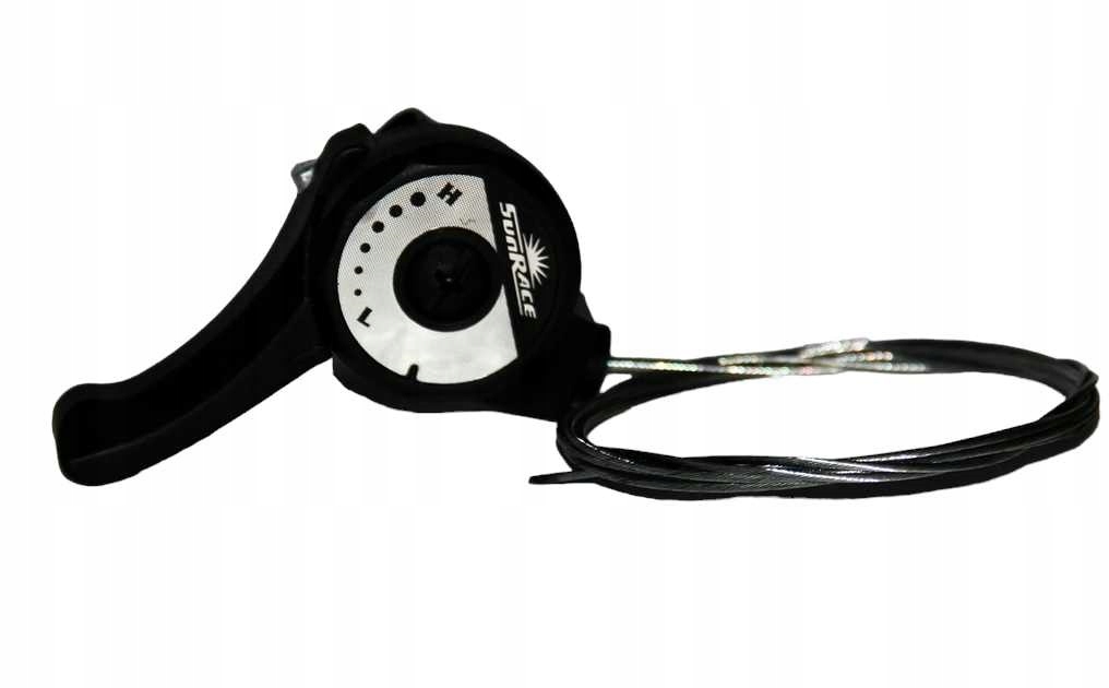 manetka 3 biegowa SUNRACE z dźwignią + linka LEWA