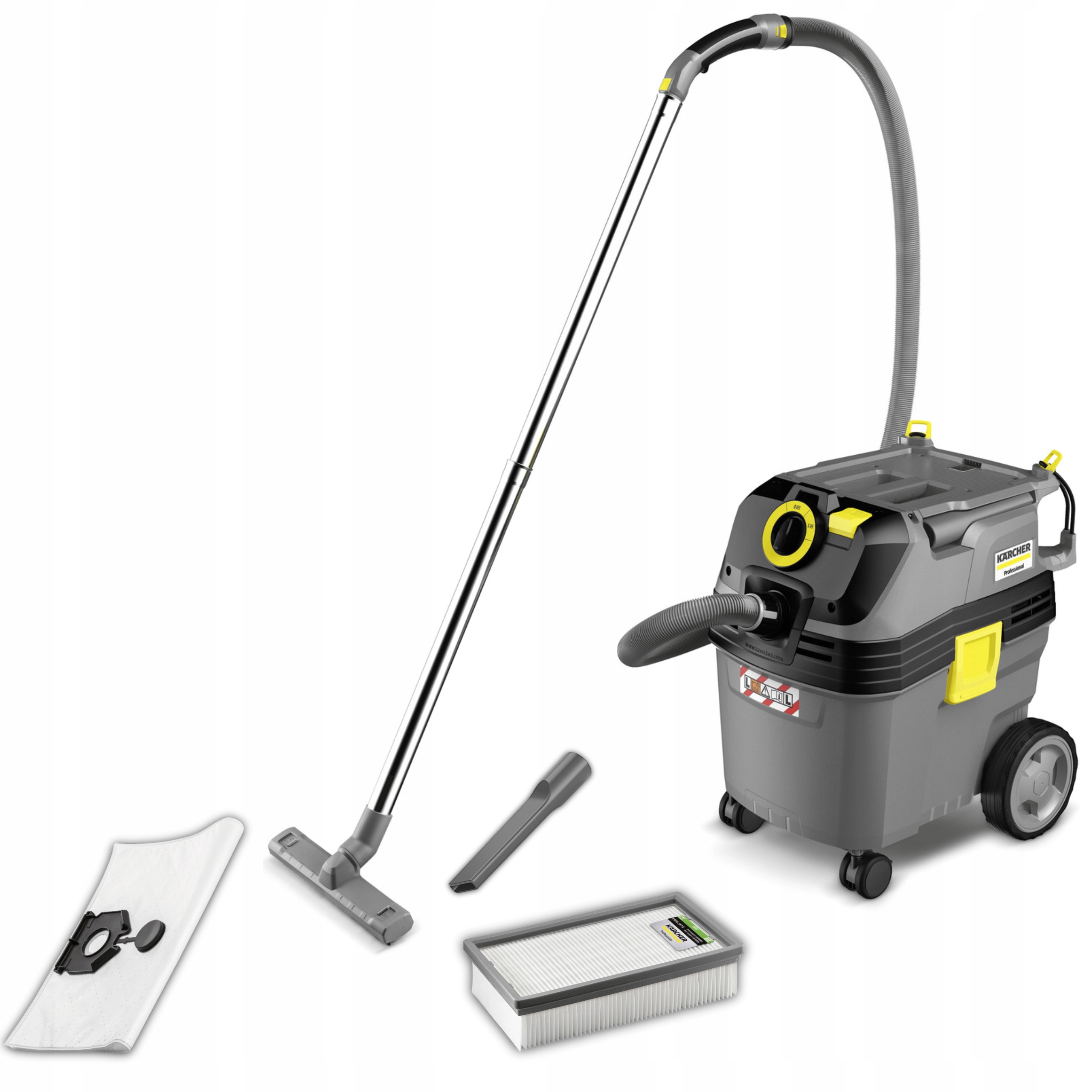 Karcher Nt 30/1 Ap L Průmyslový Vysavač Pro Mokré I Suché Vysávání, Sada Pro Firmy