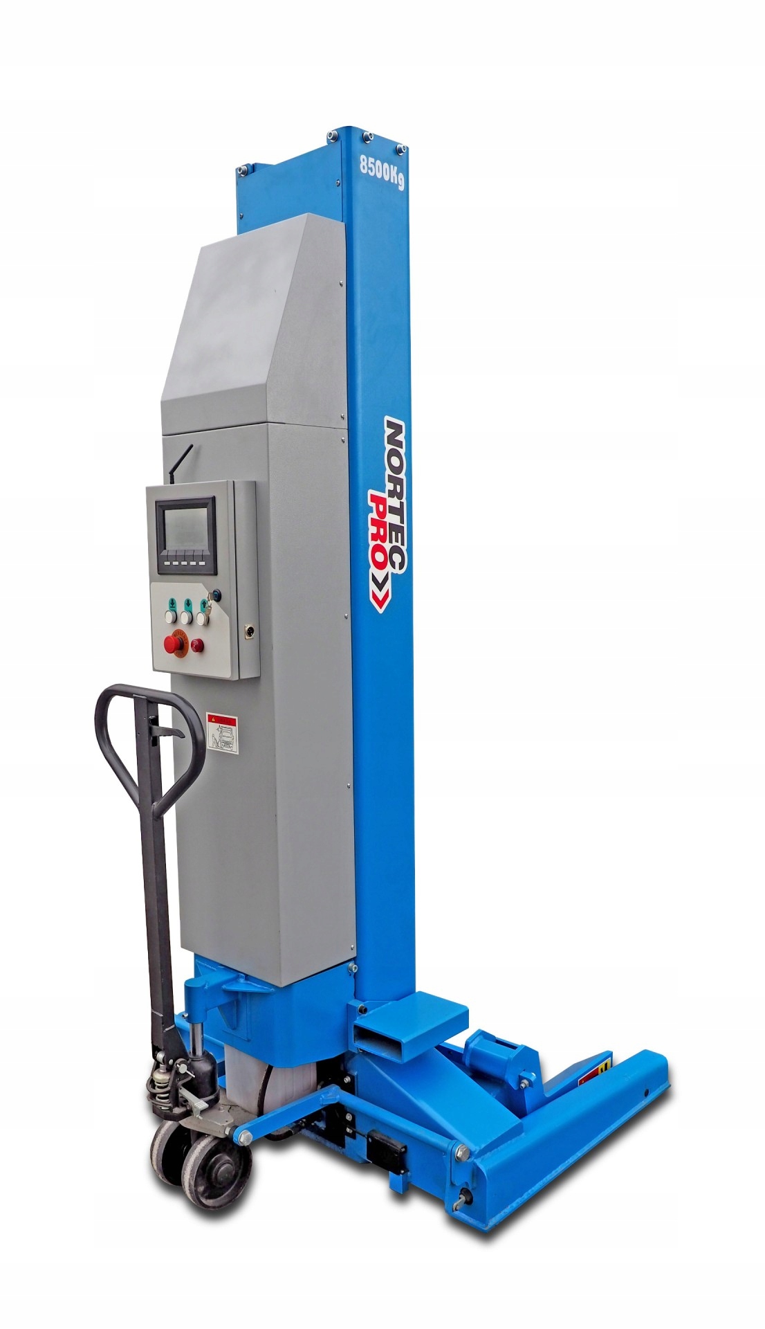 Podnośnik kolumnowy mobilny 8,5T Nortec TIR AUTOBUS 4 kolumny PK8500W Marka Nortec