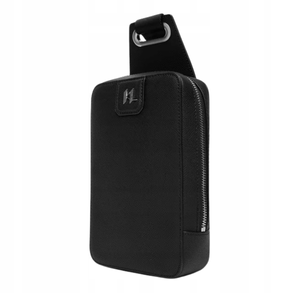 Karl Lagerfeld Czarna nerka z monogramem Sling Bag