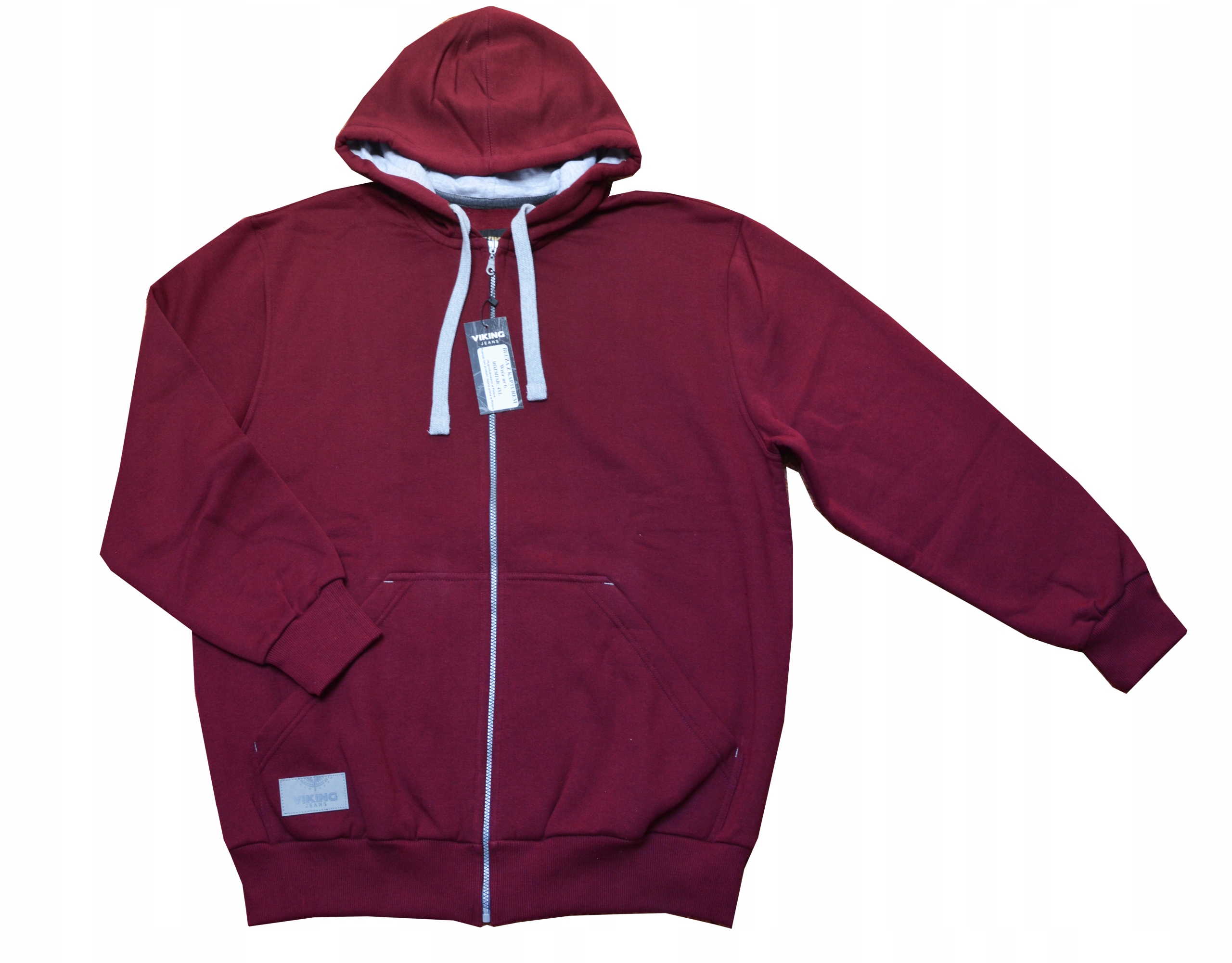 

Duża Bluza Z Kapturem Viking (bordo) ( 4XL)