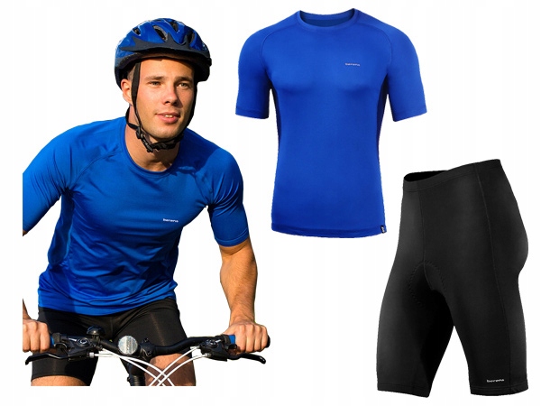 Komplet Termoaktywny Rowerowy koszulka spodenki Berens L