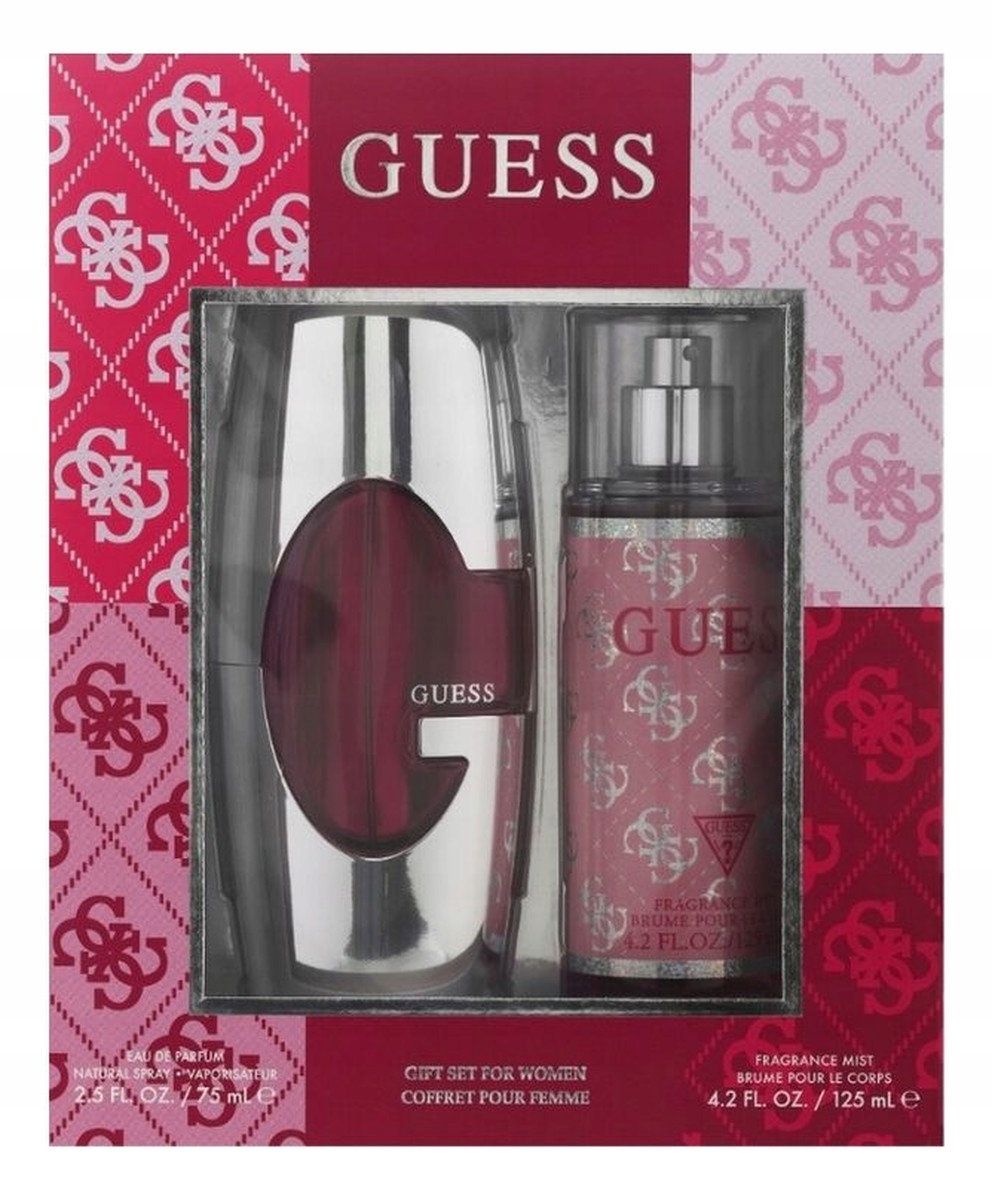 Guess Ladies Pink Zestaw perfumeryjny dla kobiet 125ml