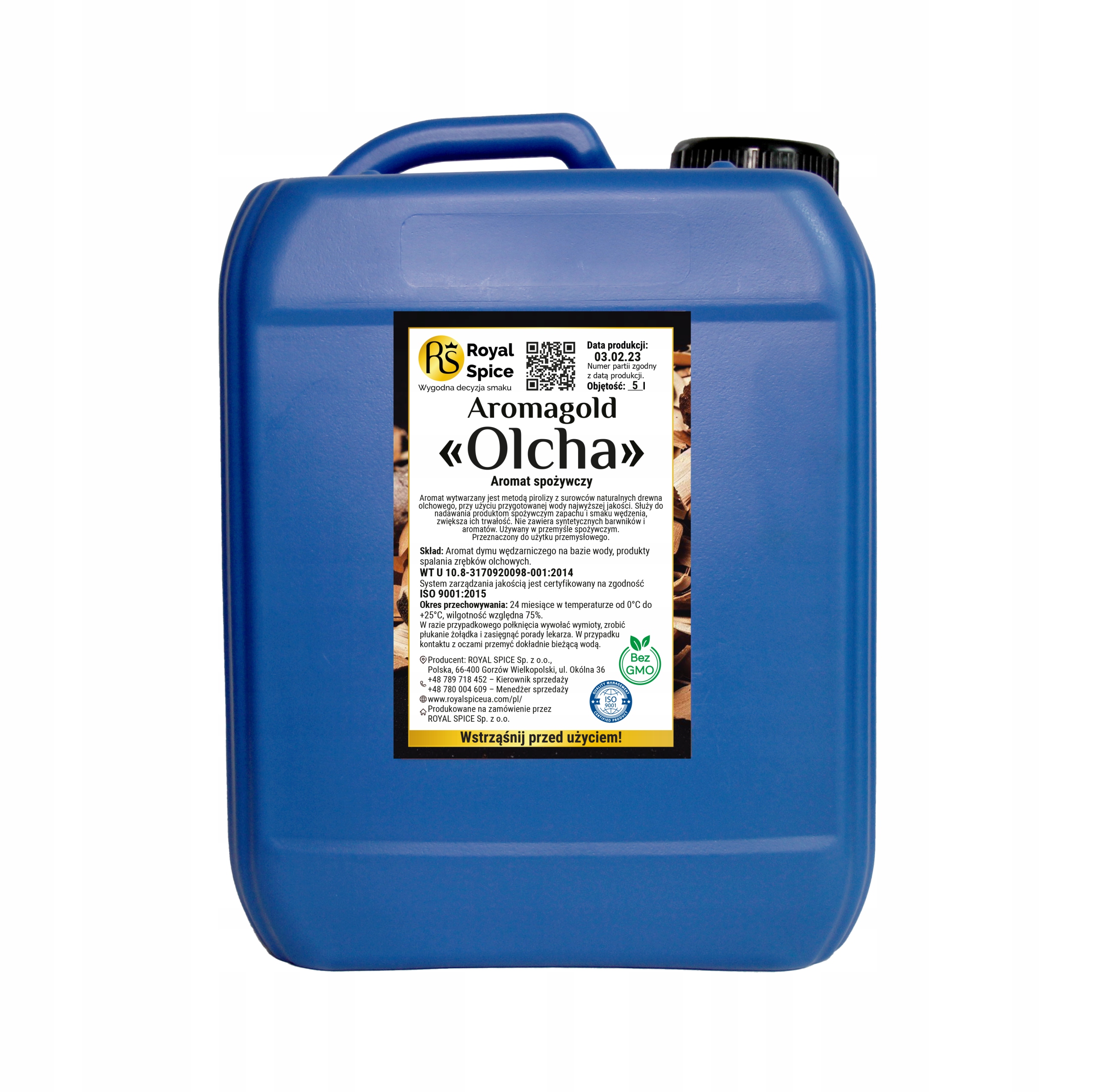 Levně Tekutá kouřová vůně Olše 5L