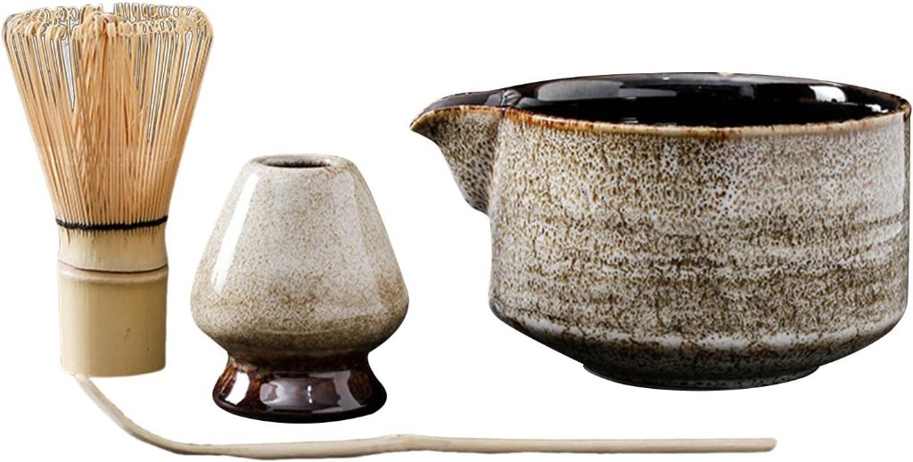4-częściowy tradycyjny Ceramiczny zestaw matcha