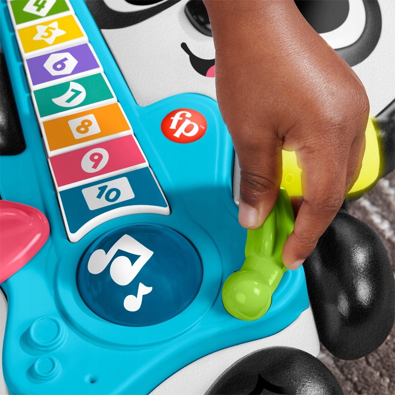 FISHER-PRICE LINKIMALS SQUAD ZABAWKA INTERAKTYWNA PANDA LICZENIE I KSZTAŁTY Materiał plastik